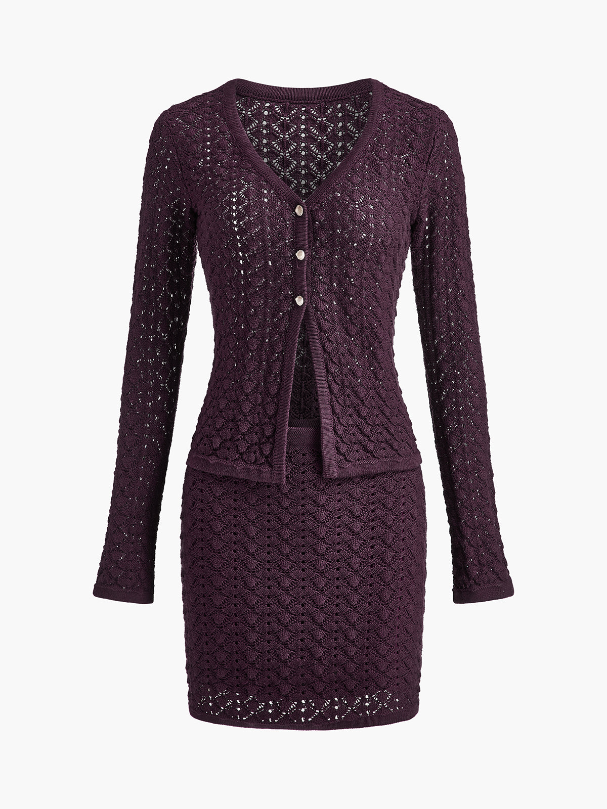 EMILY | SET WITH OPENWORK DESIGN AND SKIRT