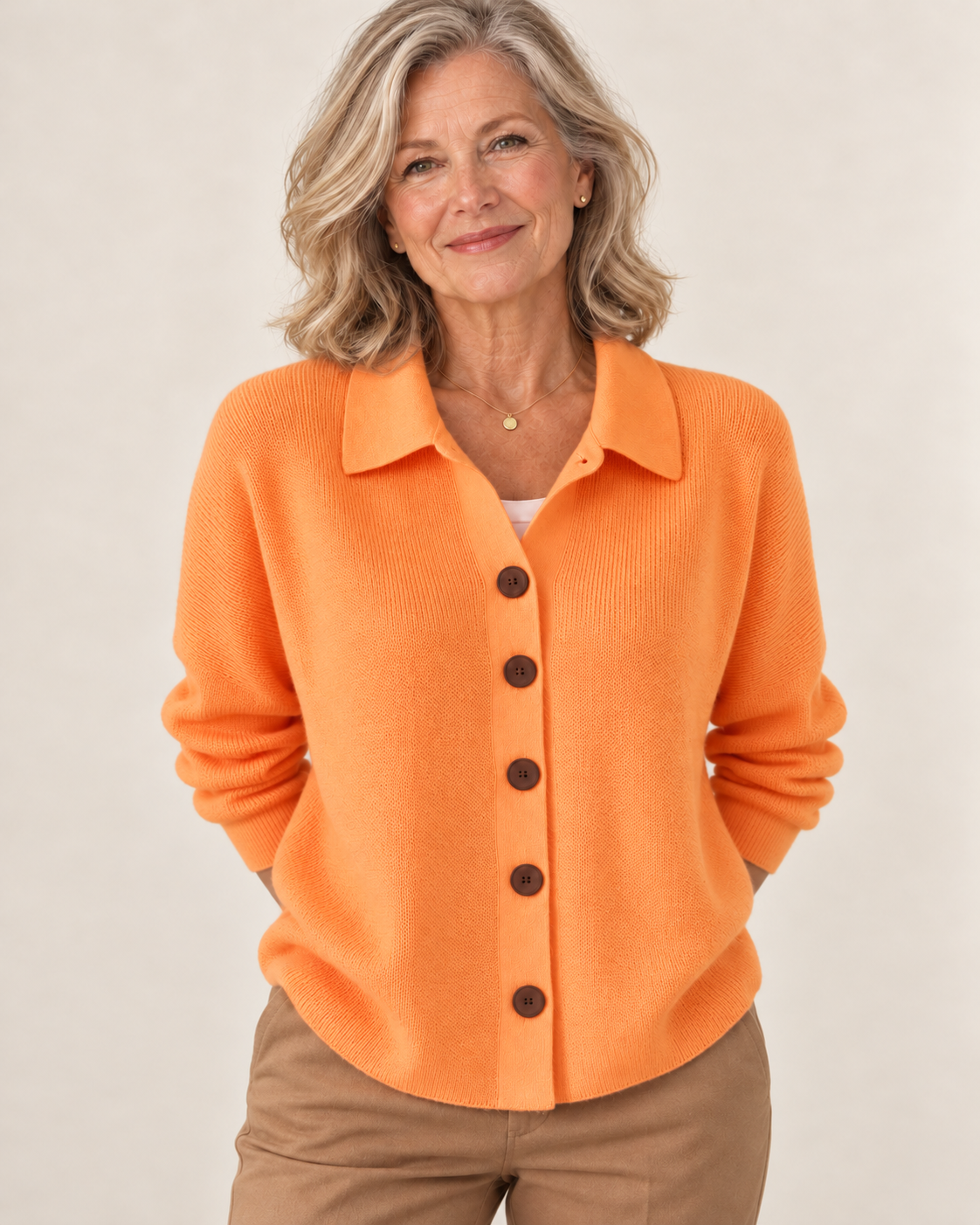 Sophie™ | Elegant Button-Front Knit Cardigan