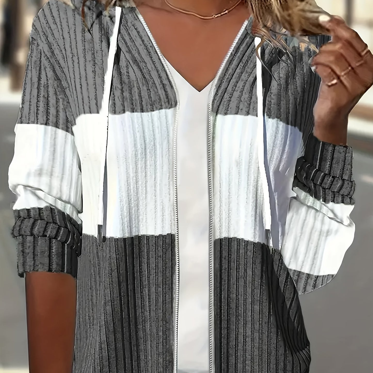 Sophia™ | UrbanEase™ Hooded Jacket