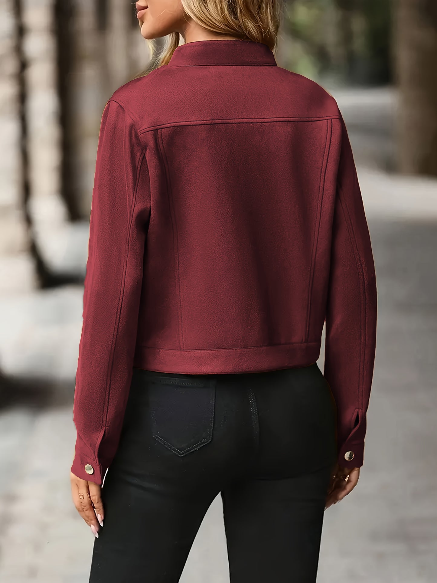 Sophia™ | VelvetMuse™ Suede Jacket