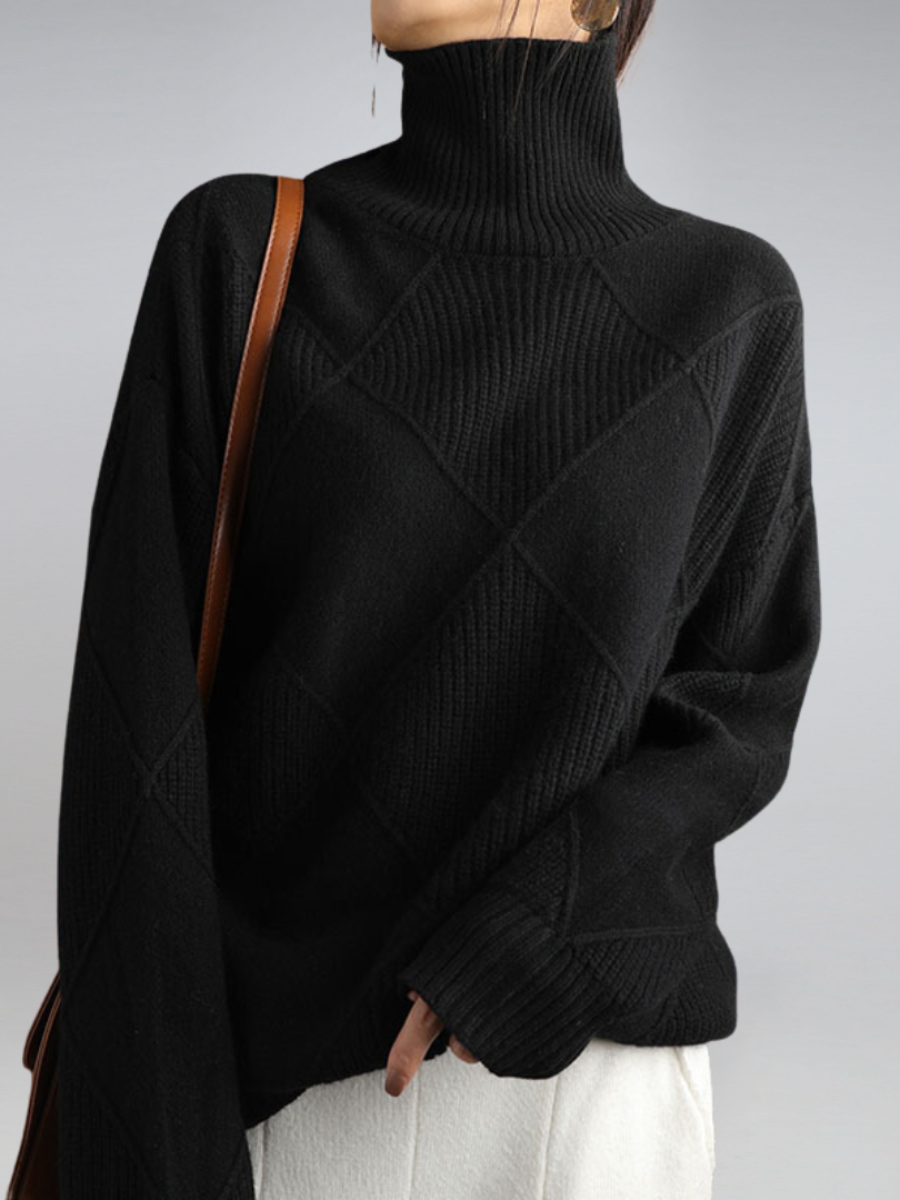 EMMA TRENDY AND WARM TURTLENECK SWEATER