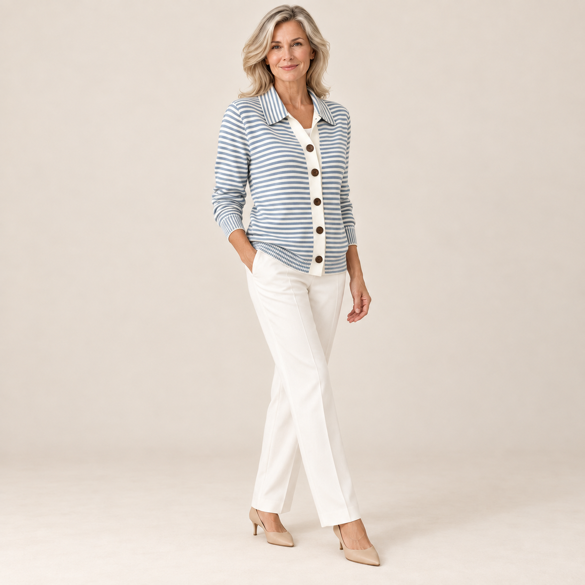 Sophie™ | Striped Knit Cardigan™