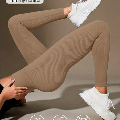 Luna | Ribbed Cropped Yoga Leggings