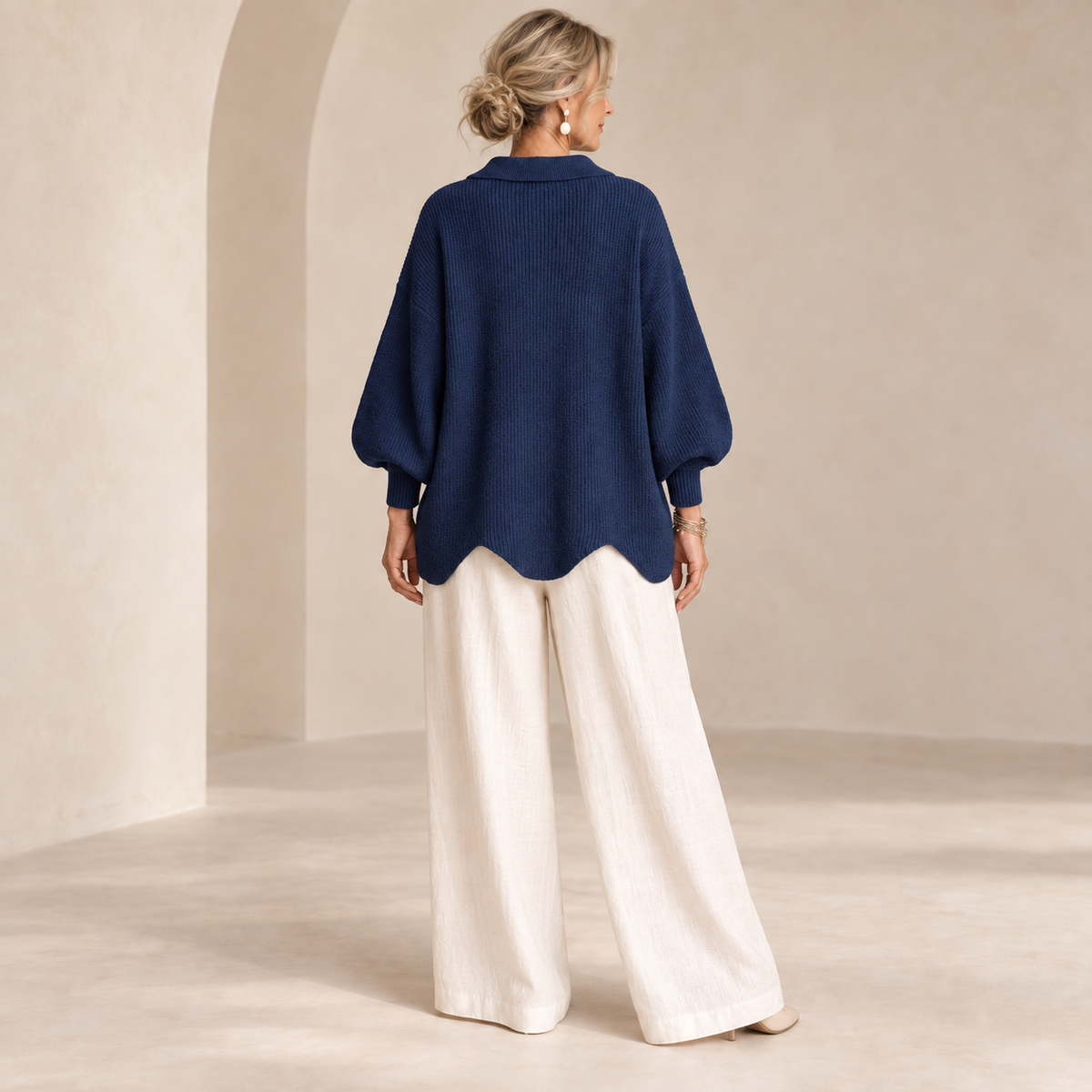 Amelia™ | Golden Button Knit Cardigan™