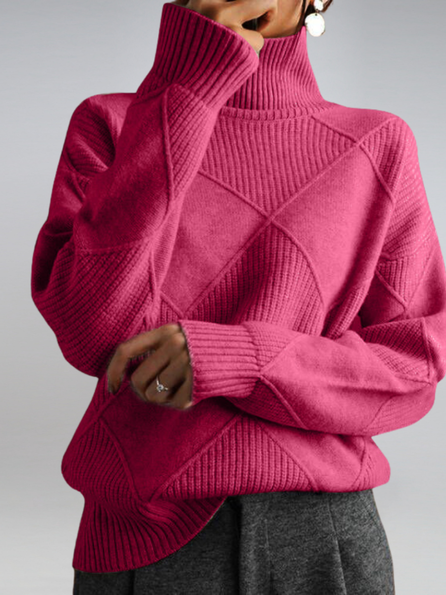 EMMA TRENDY AND WARM TURTLENECK SWEATER