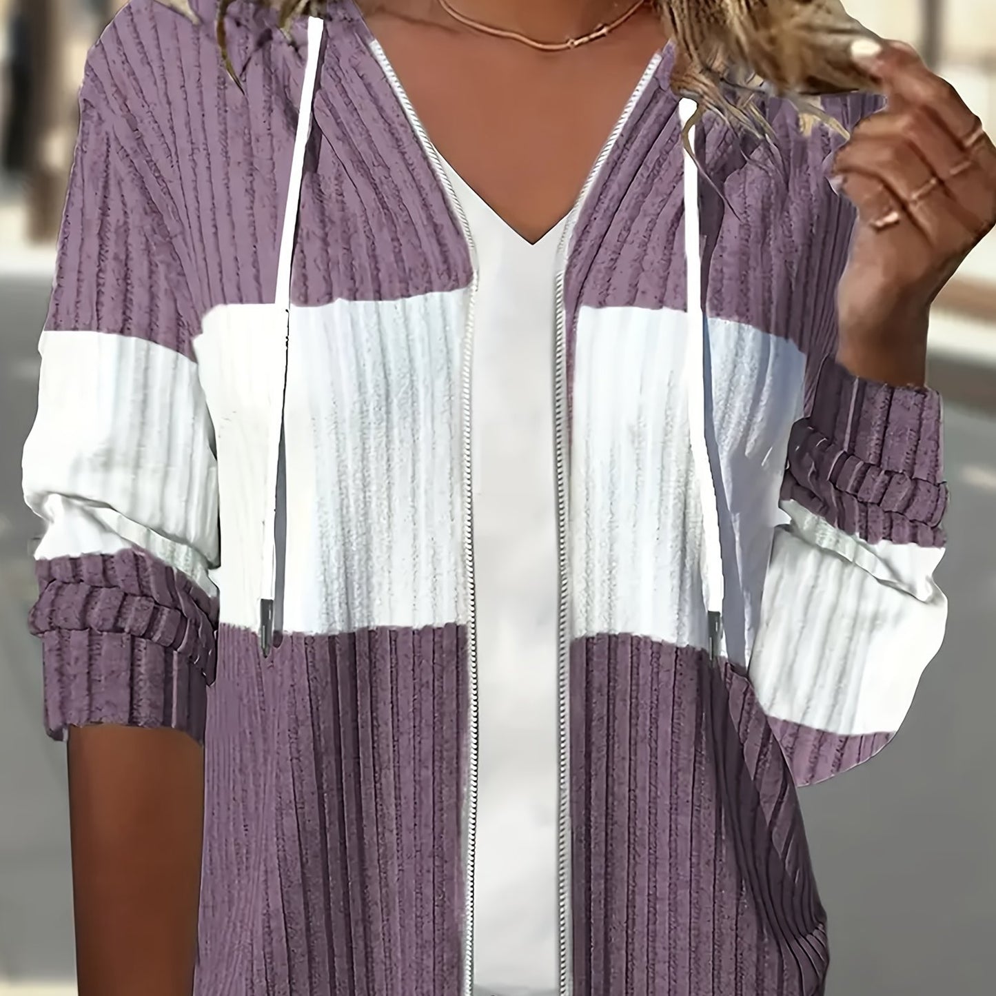 Sophia™ | UrbanEase™ Hooded Jacket