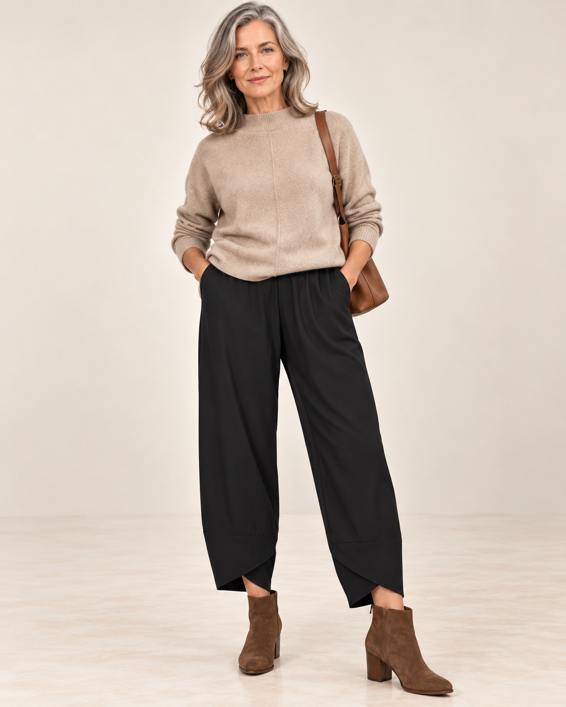 Charlotte™ | Relaxed Cotton-Linen Barrel Pants