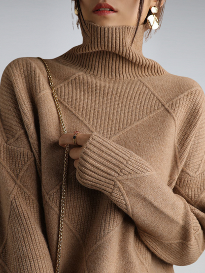 EMMA TRENDY AND WARM TURTLENECK SWEATER