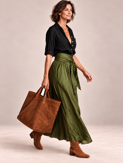 Victoria™ | Elegant Two-Piece Skirt Set