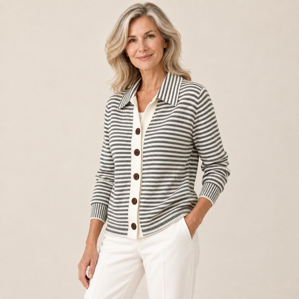 Sophie™ | Striped Knit Cardigan™