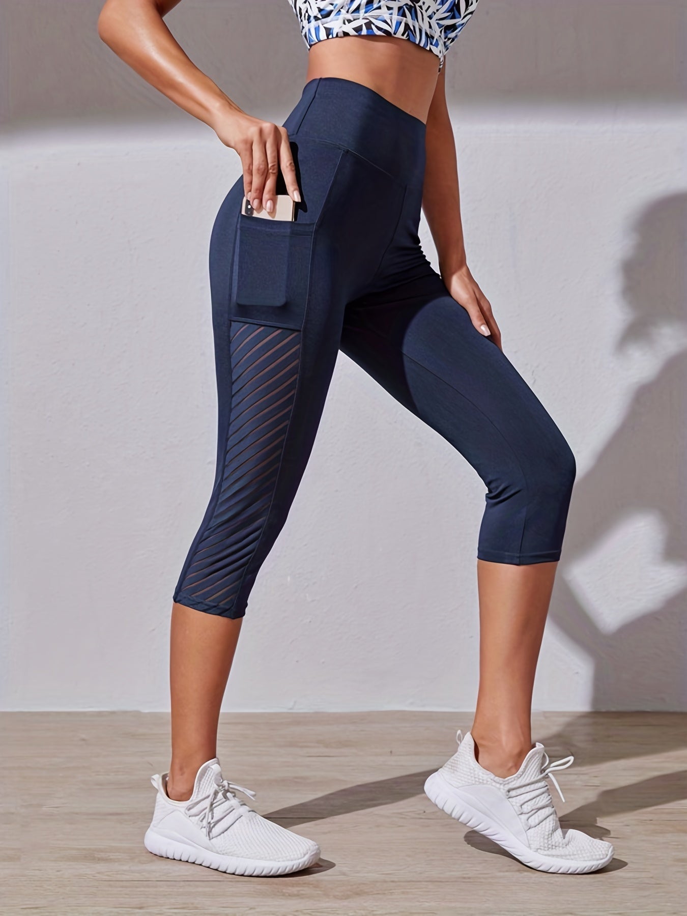 Peyton™ | SculptMesh Capri Leggings
