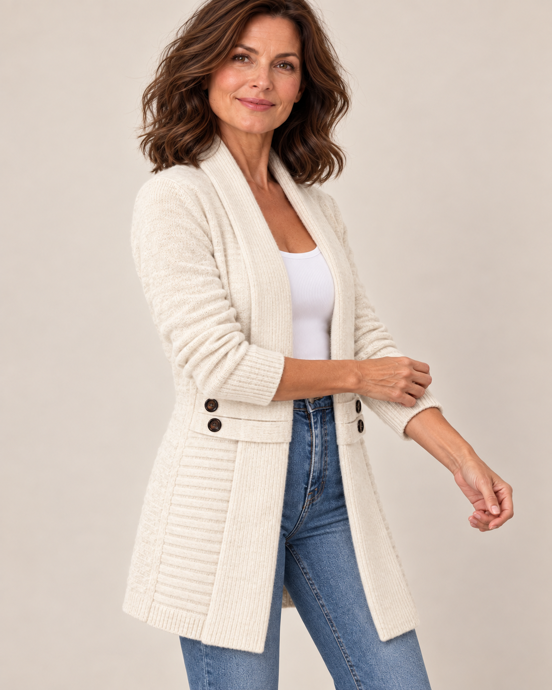 Megan™ | Cozy Longline Knit Cardigan