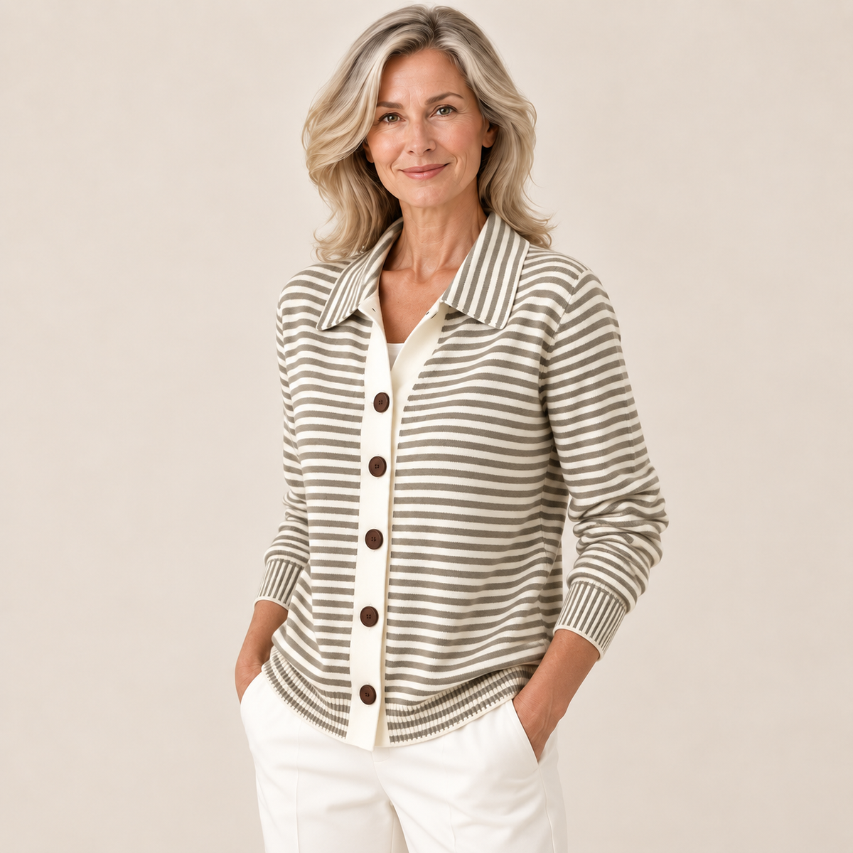 Sophie™ | Striped Knit Cardigan™