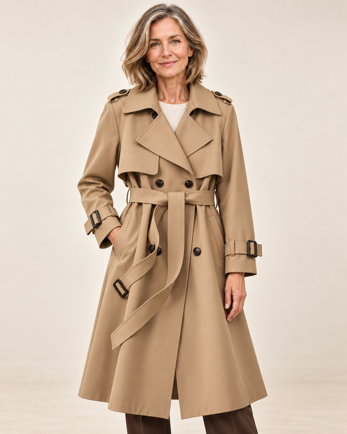 Victoria™ | Timeless Belted Trench Coat