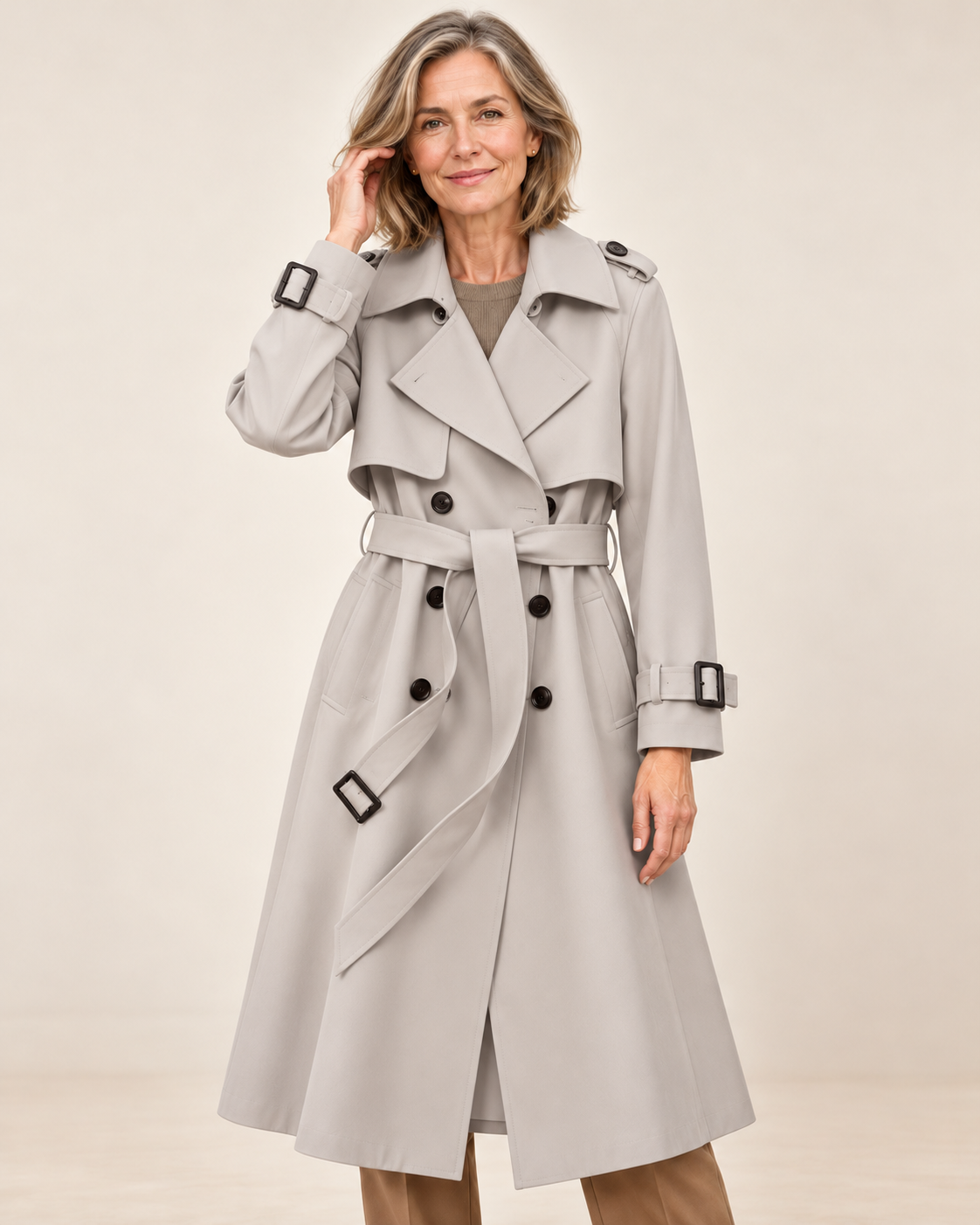 Victoria™ | Timeless Belted Trench Coat