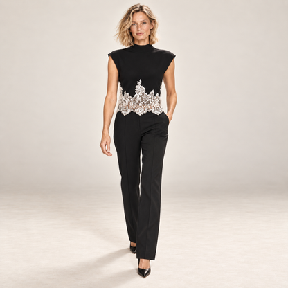 Sophia™ | Lace Detail Sleeveless Top™