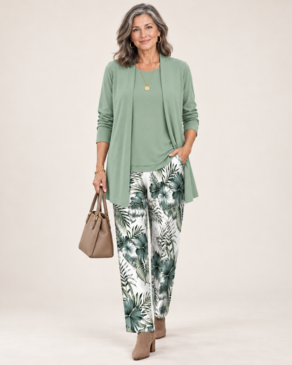 Olivia™ | Elegant Botanical Three-Piece Set