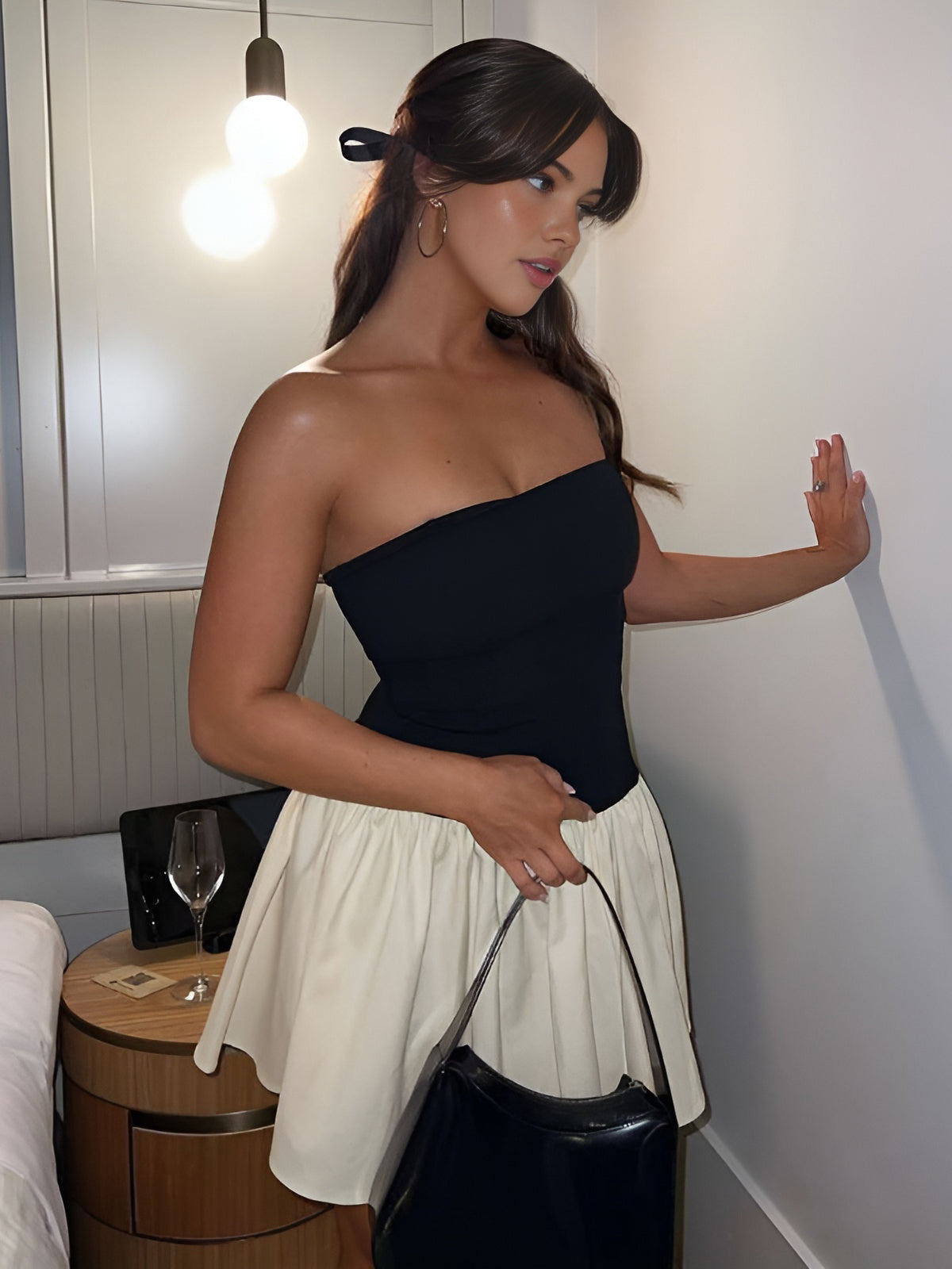 LILY | BACKLESS MINI DRESS