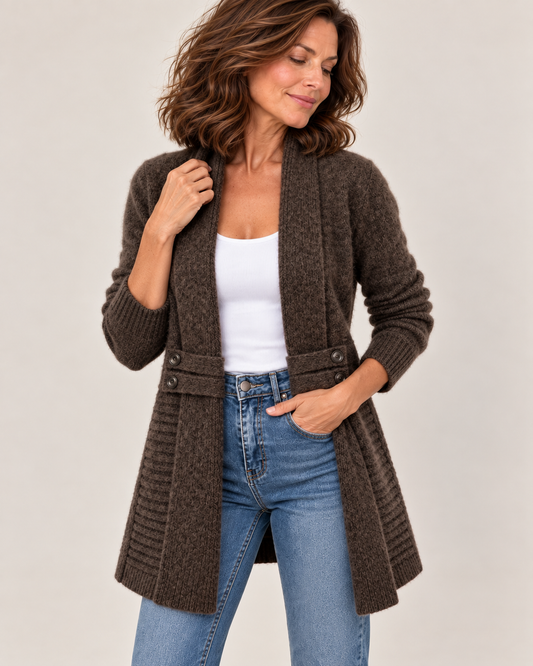 Megan™ | Cozy Longline Knit Cardigan