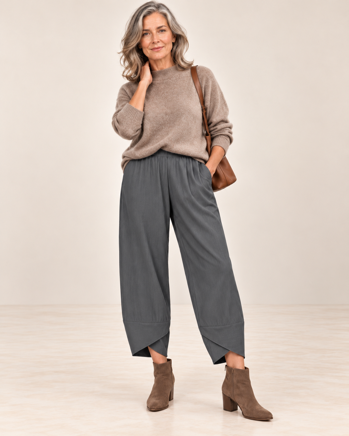 Charlotte™ | Relaxed Cotton-Linen Barrel Pants