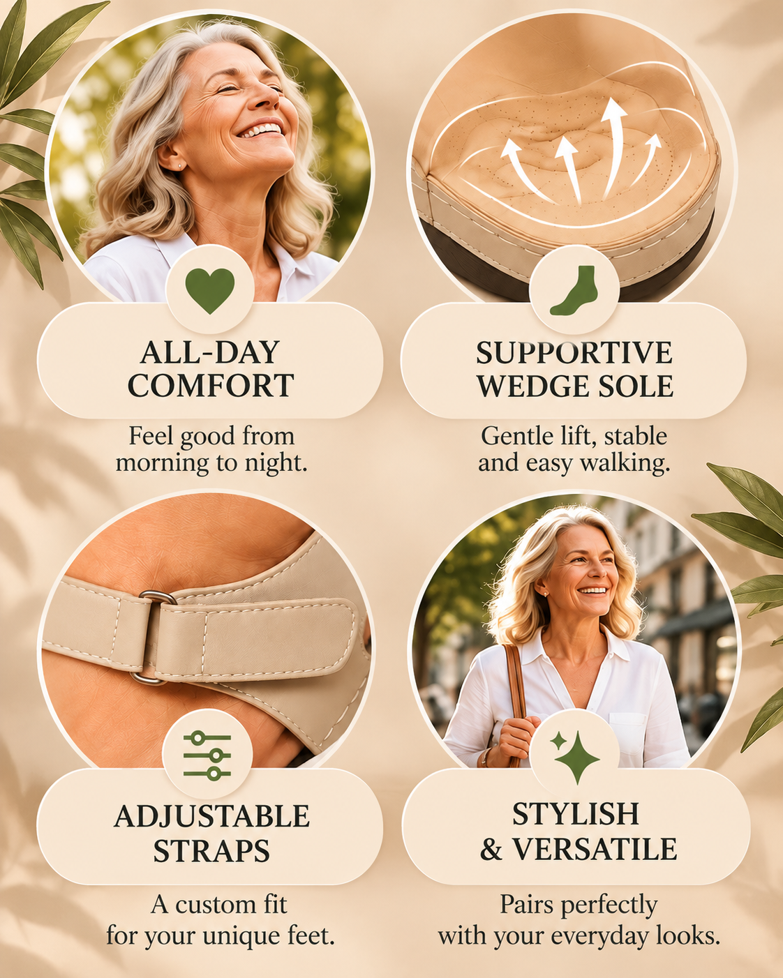 Grace™ | Supportive Comfort Sandals