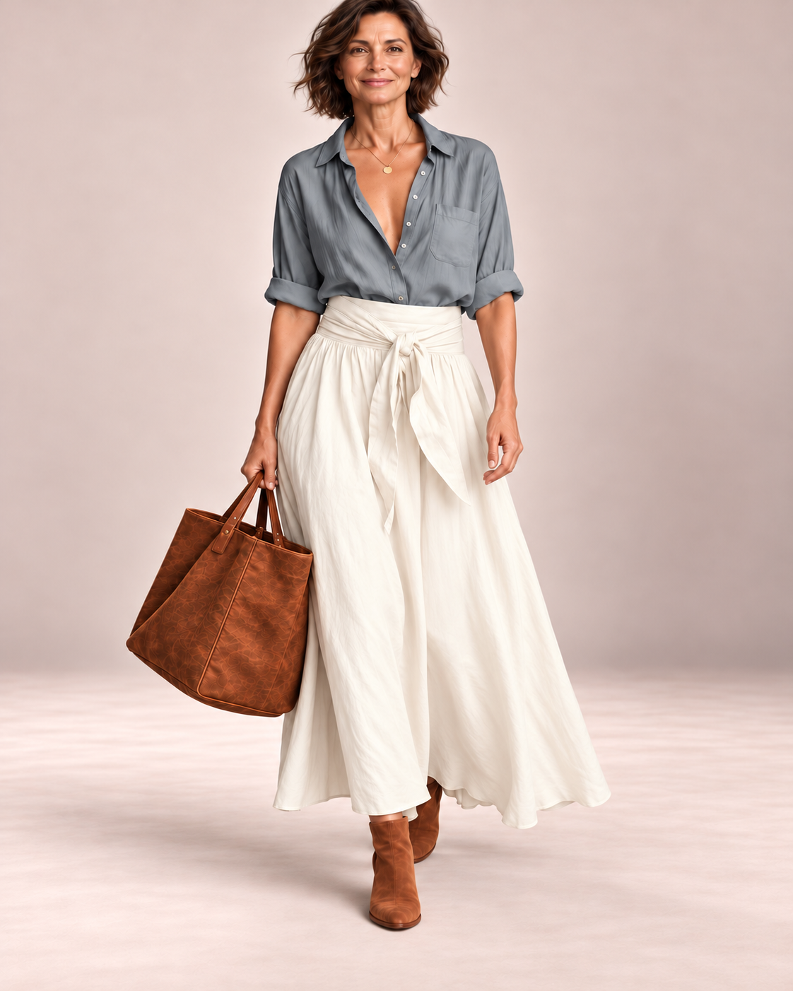 Victoria™ | Elegant Two-Piece Skirt Set