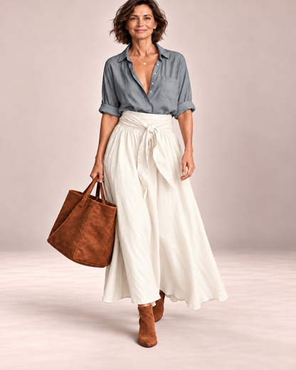 Victoria™ | Elegant Two-Piece Skirt Set