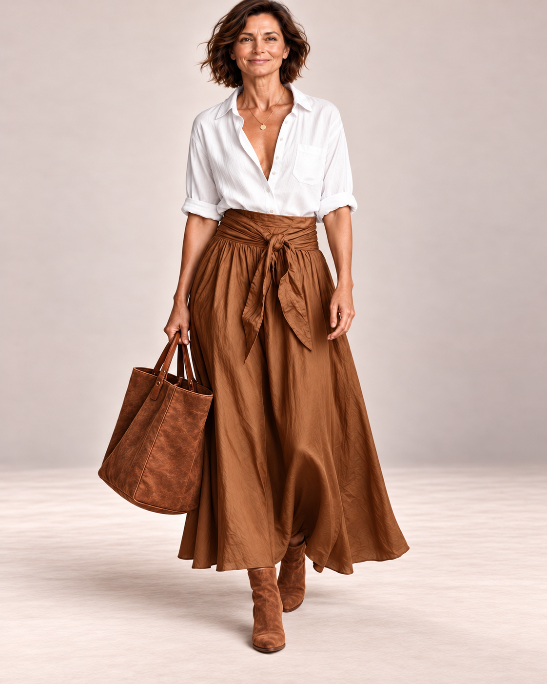 Victoria™ | Elegant Two-Piece Skirt Set