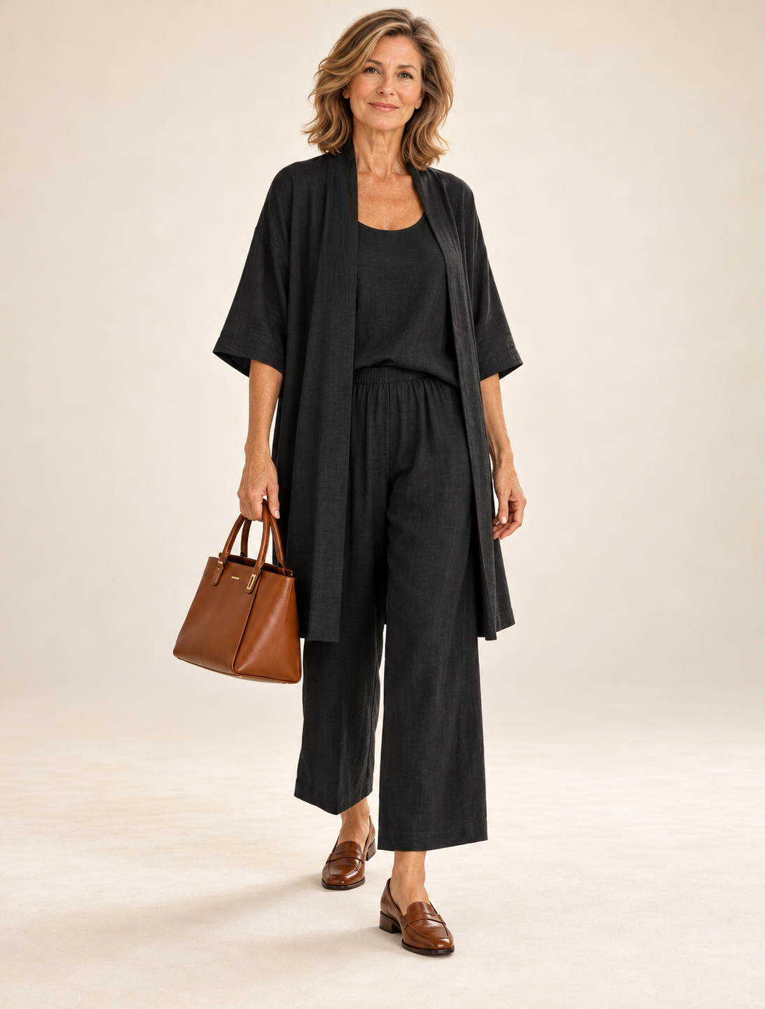 Charlotte™ | Effortless Linen-Cotton Three-Piece Set