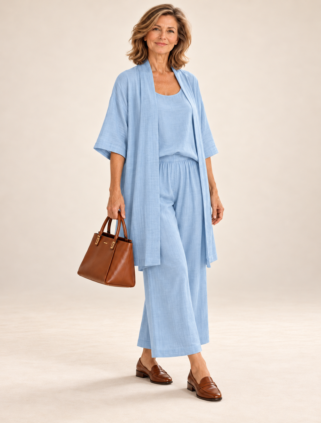 Charlotte™ | Effortless Linen-Cotton Three-Piece Set