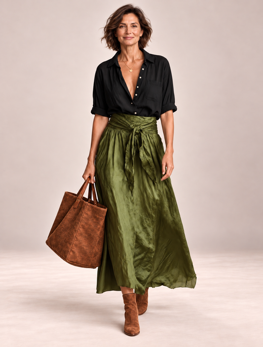 Victoria™ | Elegant Two-Piece Skirt Set