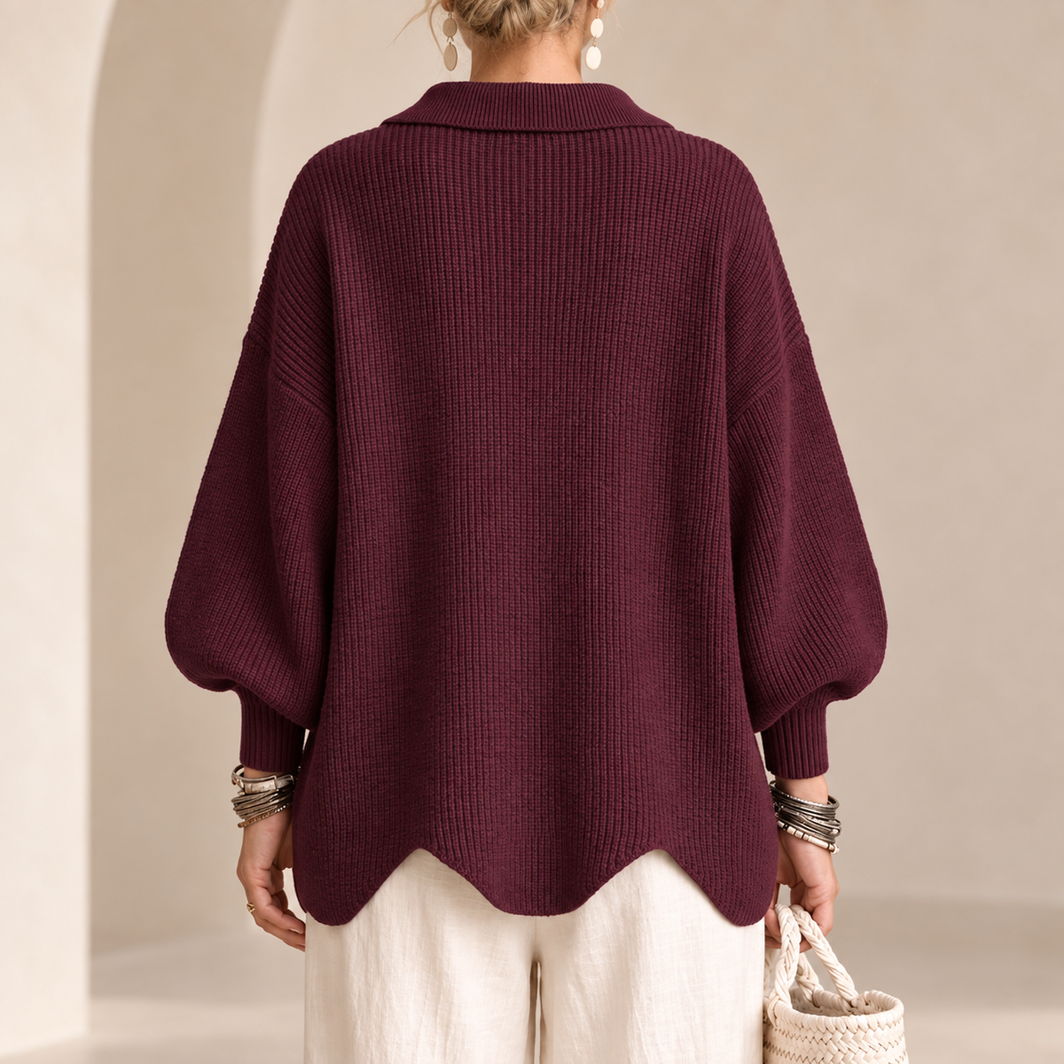 Amelia™ | Golden Button Knit Cardigan™