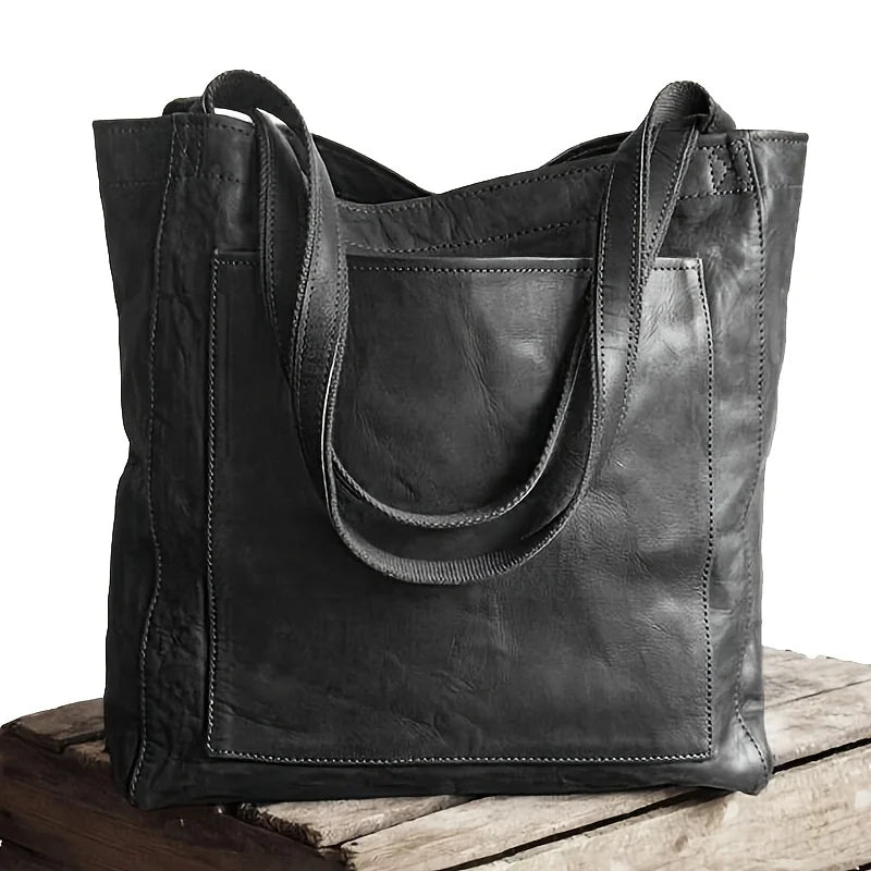 ELENA | VEGAN LEATHER TOTE
