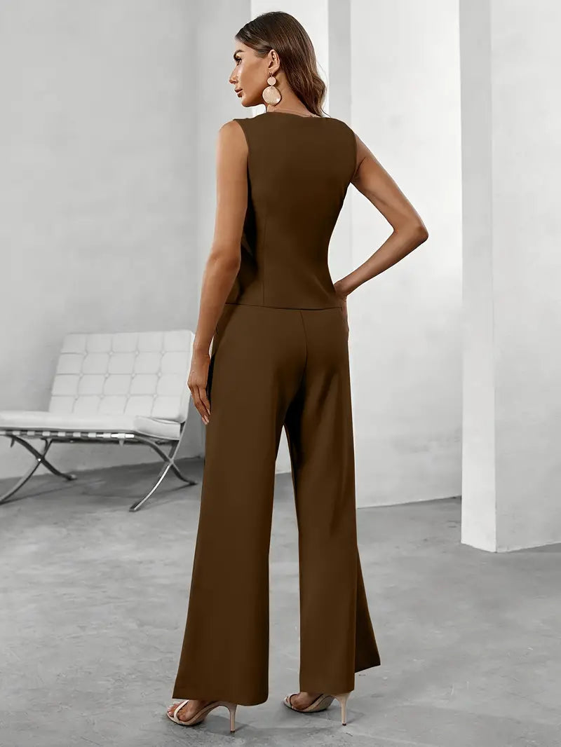 LORA | SOPHISTICATED TROUSER SUIT ENSEMBLE