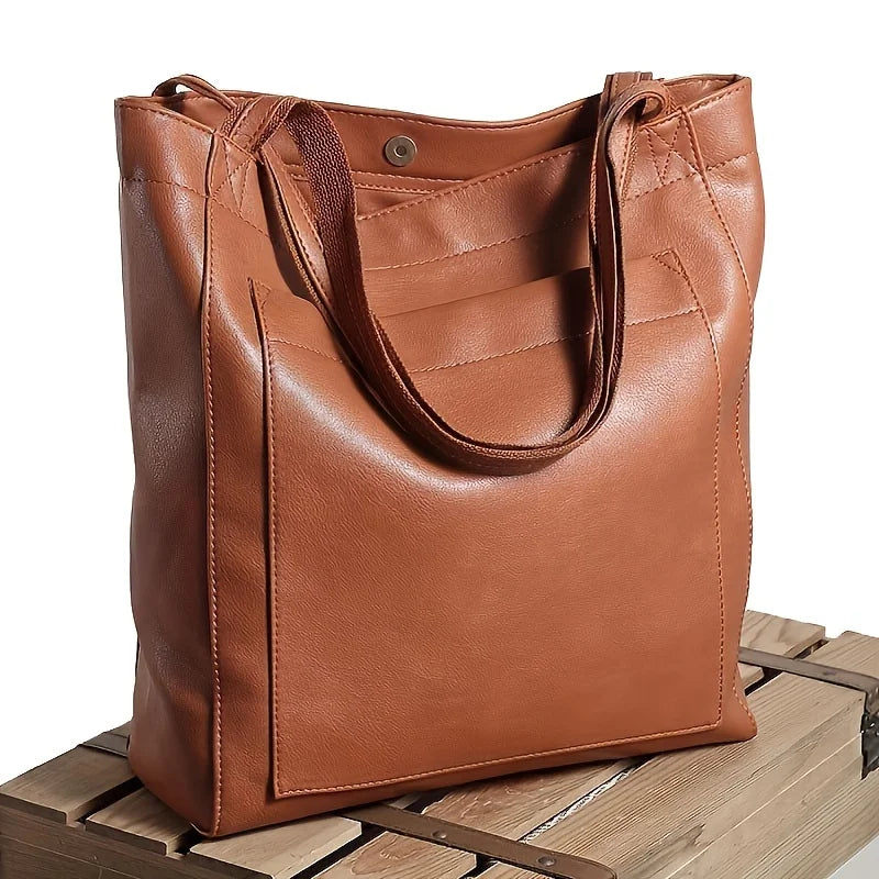 ELENA | VEGAN LEATHER TOTE