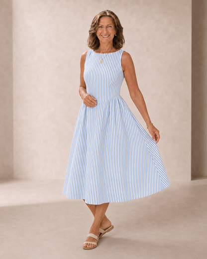 Camille™ | Riviera Stripe Midi Dress™
