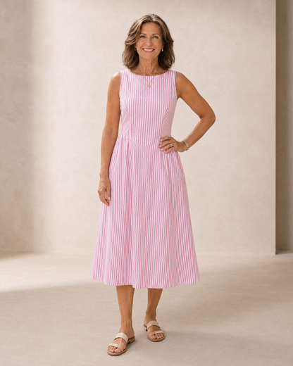 Camille™ | Riviera Stripe Midi Dress™