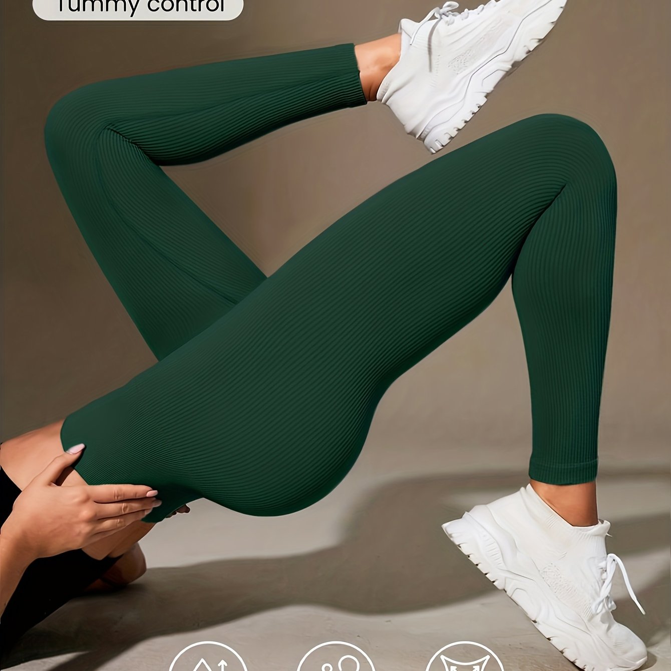 Luna | Ribbed Cropped Yoga Leggings