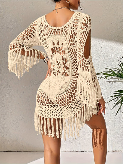BRIELLE | CROCHET BEACH DRESS COVER-UP