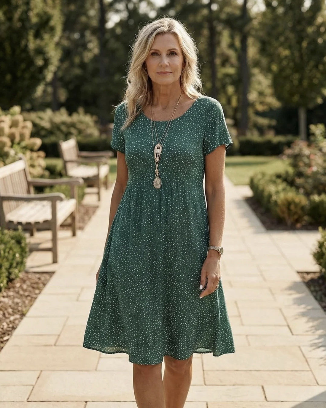 Lauren™ | Dotelle™ Midi Dress