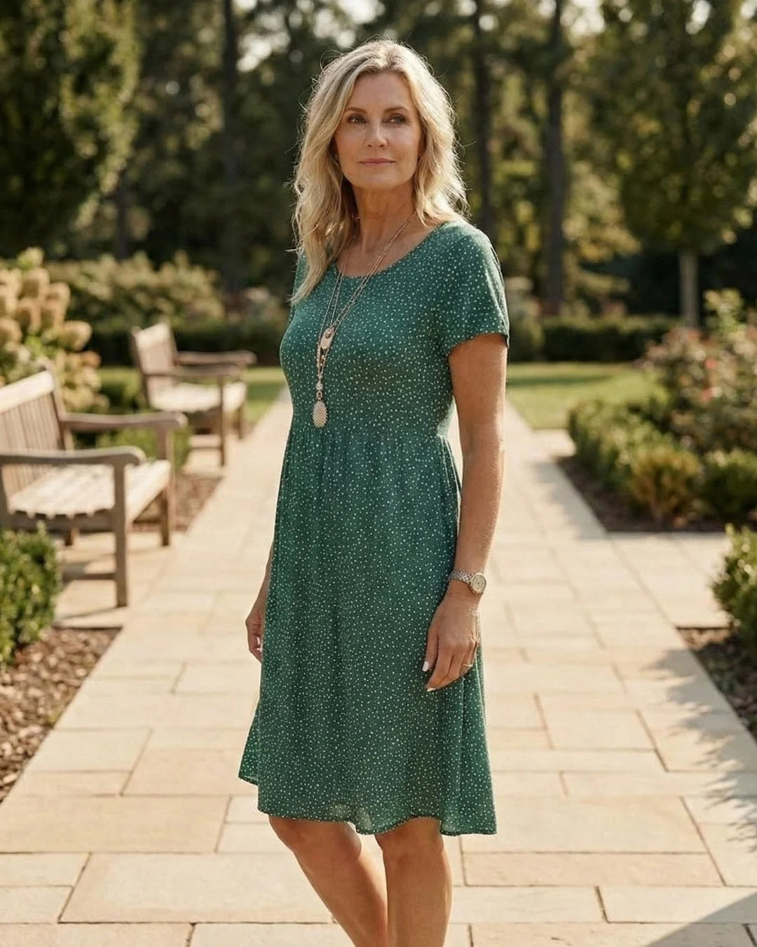 Lauren™ | Dotelle™ Midi Dress